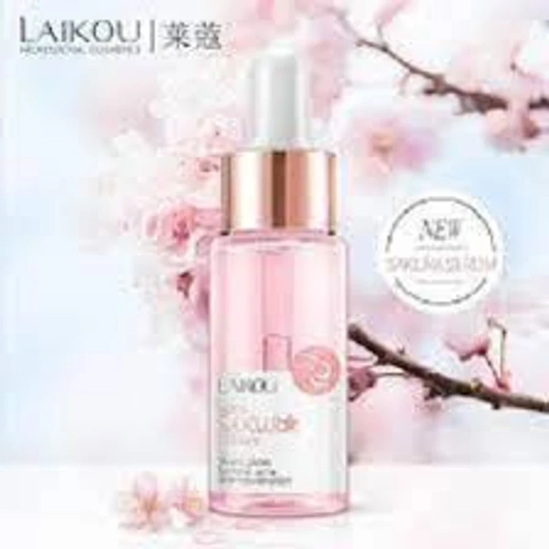 LAIKOU Japan Sakura Serum Anti-aging Remove Wrinkles Skin Rejuvenation Cherry Blossoms Facial Essence Brighten Skin Tone 17ml - Image 3