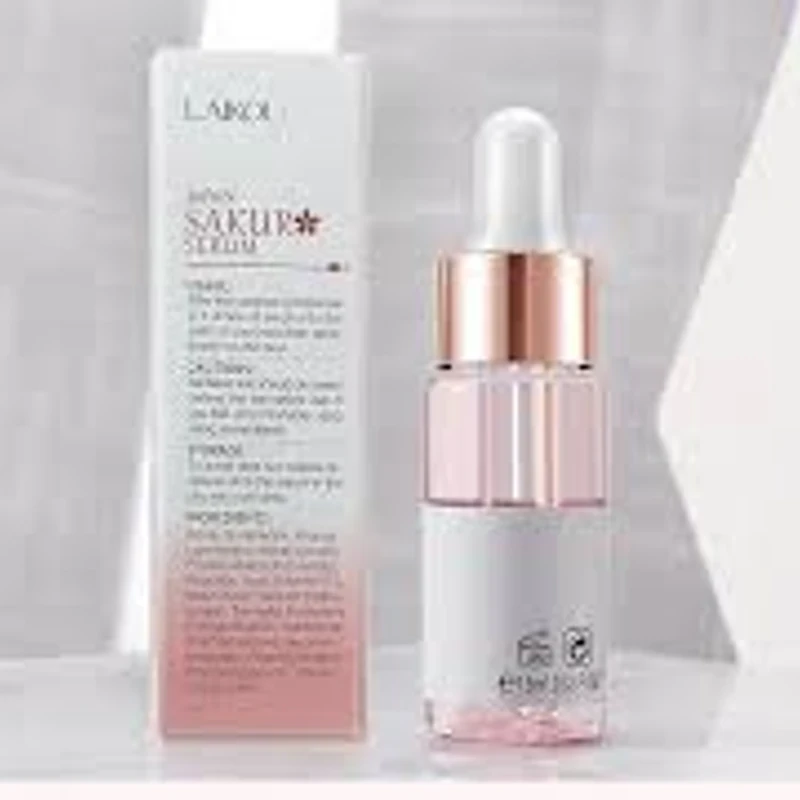 LAIKOU Japan Sakura Serum Anti-aging Remove Wrinkles Skin Rejuvenation Cherry Blossoms Facial Essence Brighten Skin Tone 17ml - Image 4