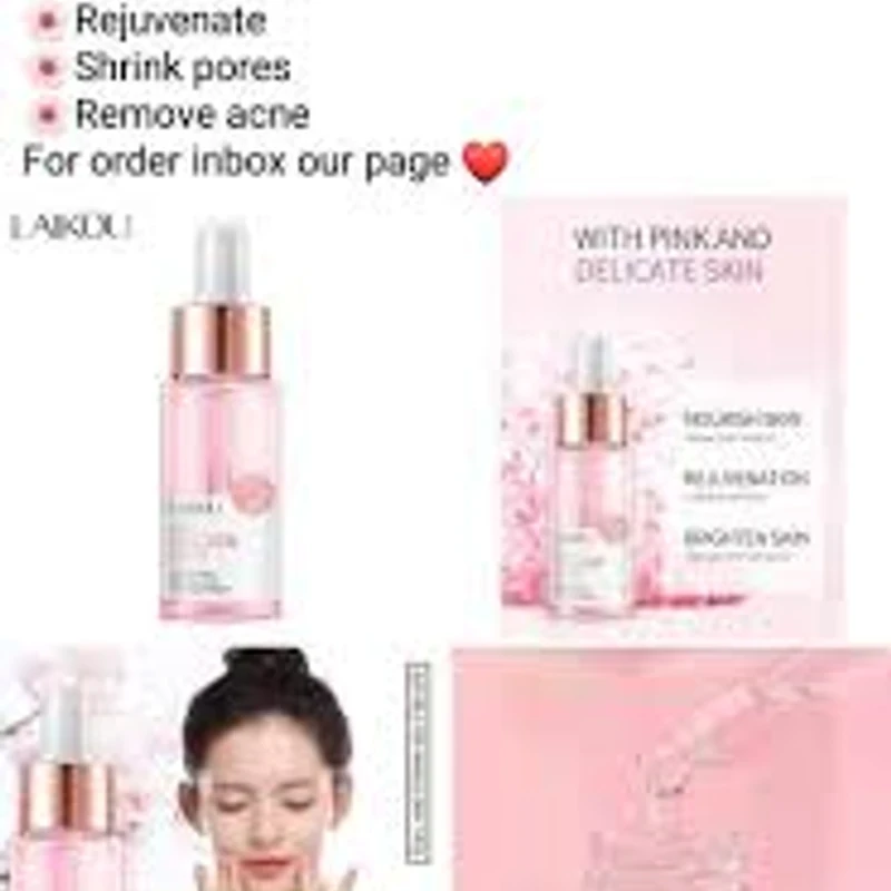 LAIKOU Japan Sakura Serum Anti-aging Remove Wrinkles Skin Rejuvenation Cherry Blossoms Facial Essence Brighten Skin Tone 17ml - Image 5