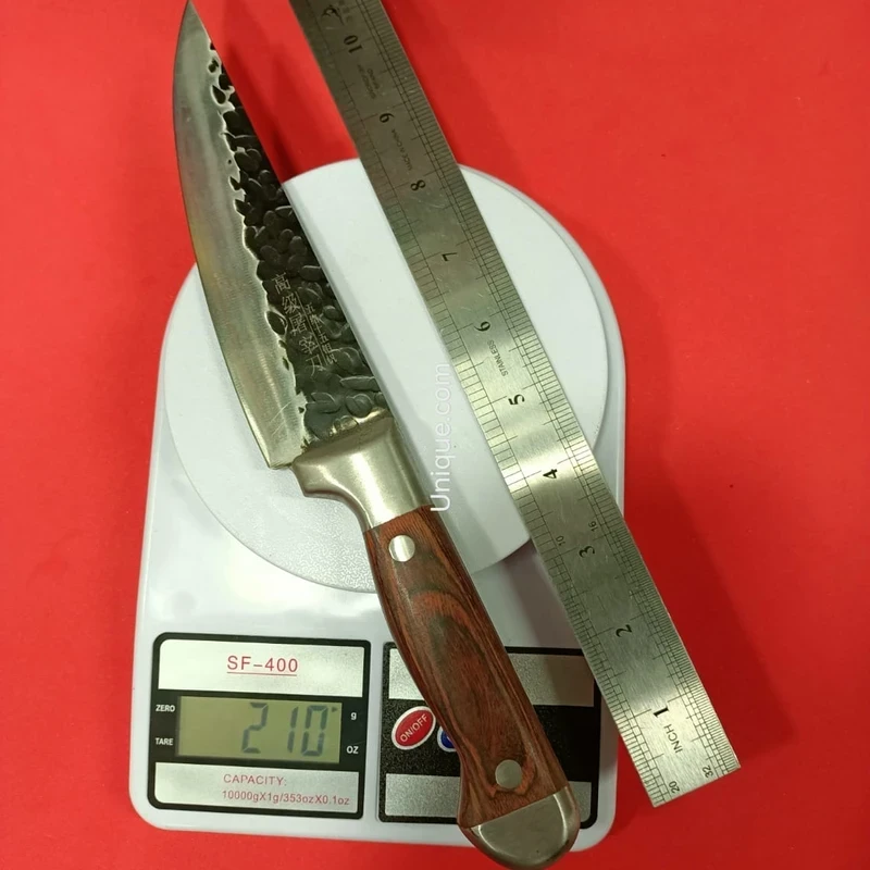Premium Japanese Chef Knife with Hammered Finish