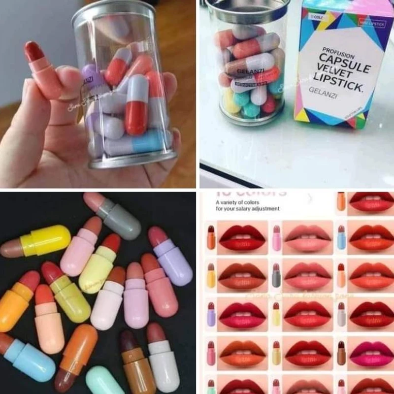 Mini Capsule Lipstick 16 pis lipstick