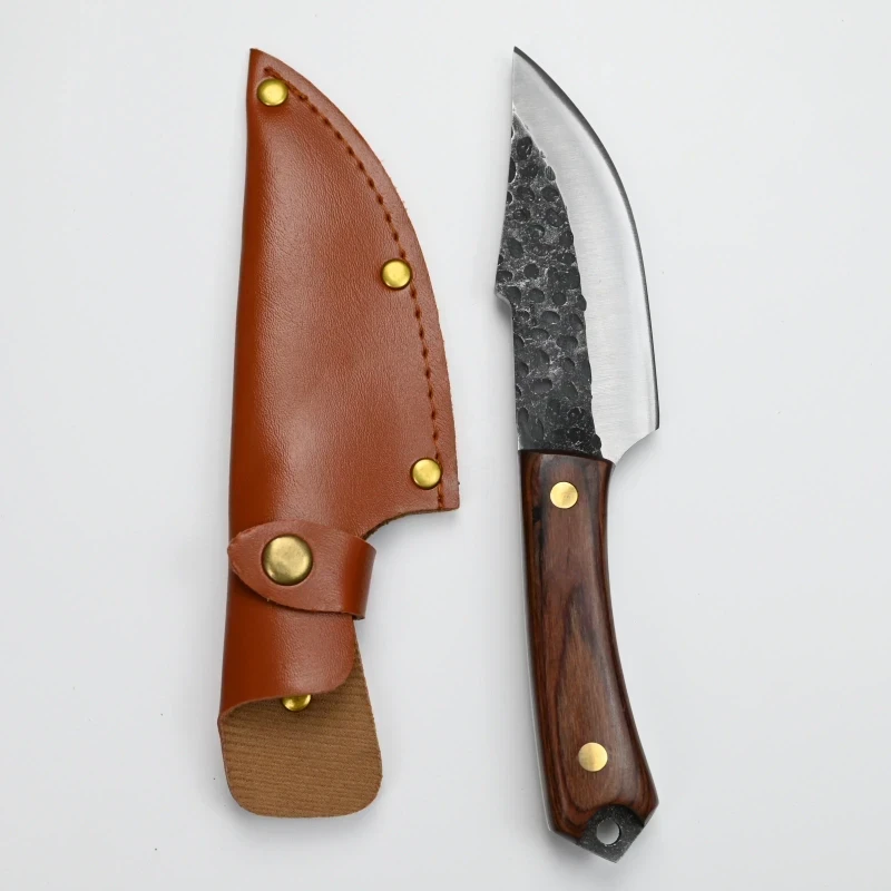 Handmade Bushcraft Hunting Knife with Sheath