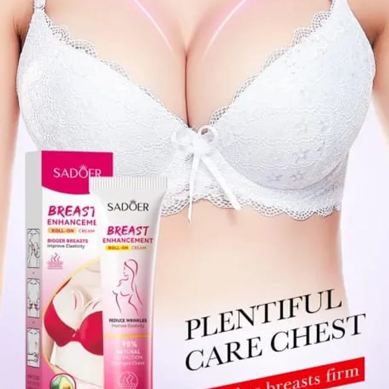 SADOER Breast Cream for Women - Breast Enhancement Roll-On Cream (0.7 Fl.oz/20g) - Image 5