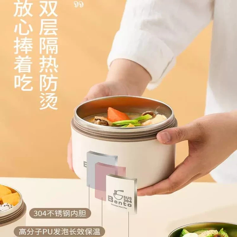 SUS 304 thermostat Lunch Box - Image 3