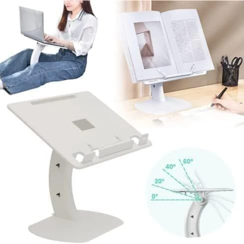 মাল্টিফাংশনাল স্মার্ট ল্যাপটপ ডেস্ক | মাল্টি-পারপাস ছোট টেবিল | সহজে ভাঁজযোগ্য ল্যাপটপ স্ট্যান্ড - Image 7