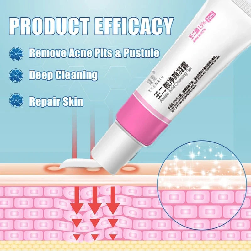 Azelaic Acid Cleansing Gel & Salicylic Acid Pore Refining Cream - Image 10