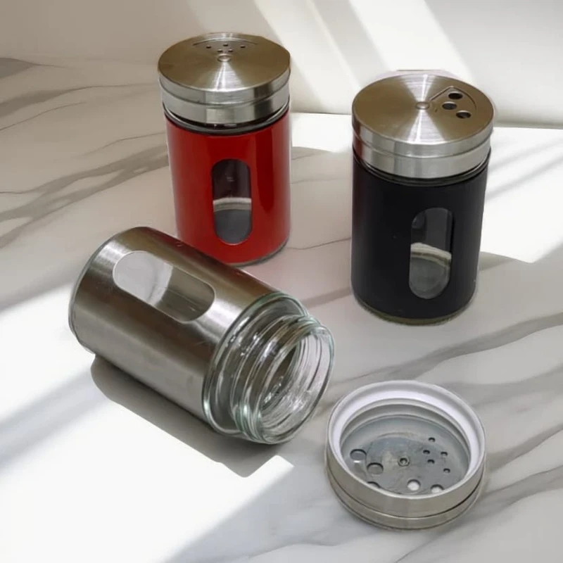 Stainless Steel Spice Jar / Seasoning Shaker Container