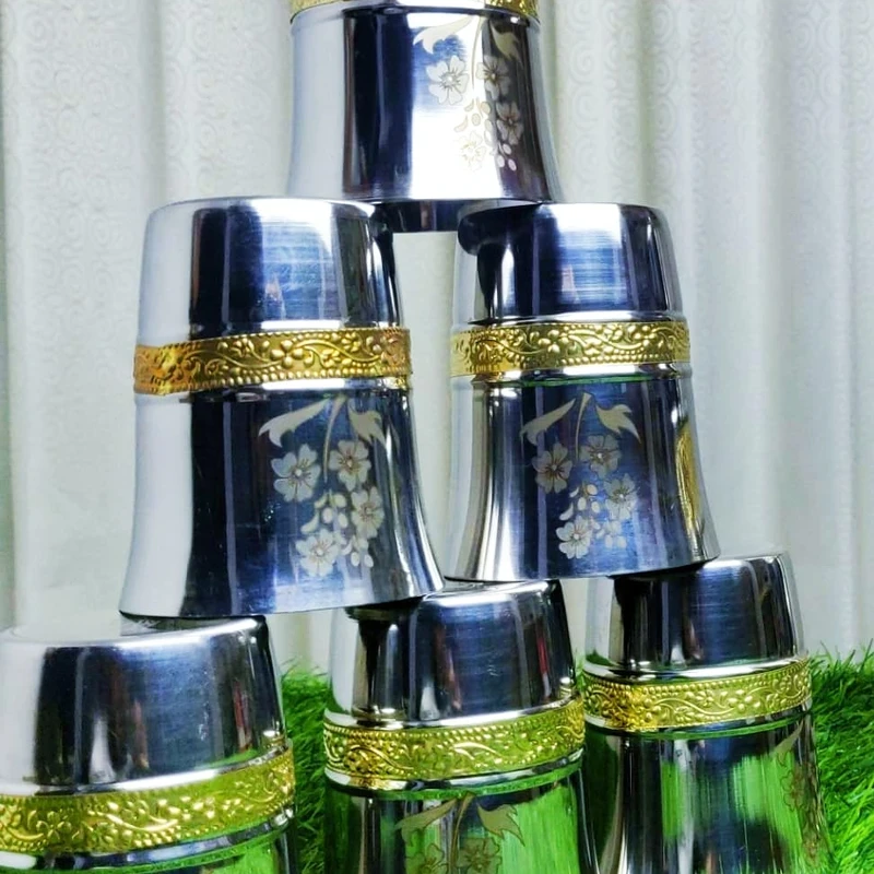 Premium Stainless Steel Jug & Glass Set – Elegant Design | 7 Pieces - Image 4