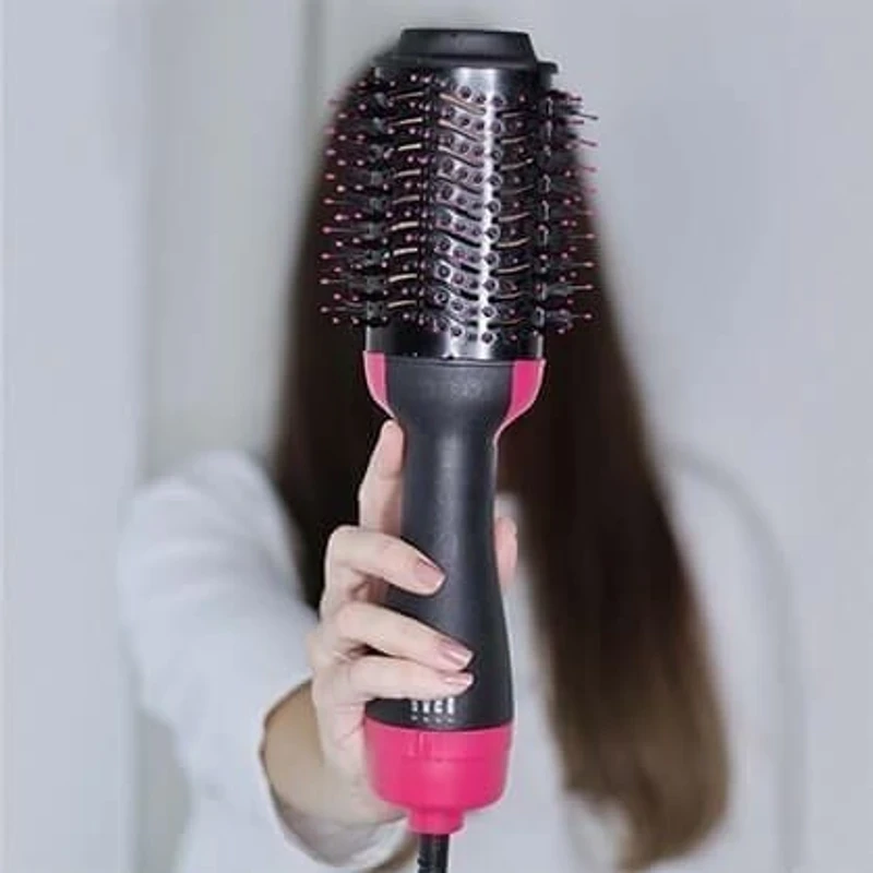 Hot Air Brush 3 in 1. Hair Straightener, Hair Dryer and Volumizer with Comb. Curler Hair Styling Tool - Image 7