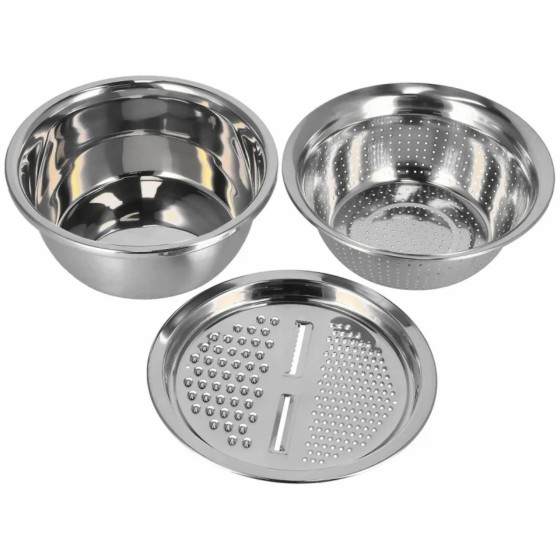3 IN 1 VEGETABLE CUTTER WITH DRAIN BASKET - Image 4