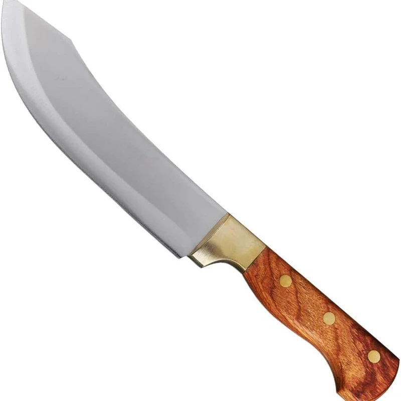 KOFERY Forged Stainless Steel Butcher Chef Knife Meat Cleaver with Wood Handle and Sheath