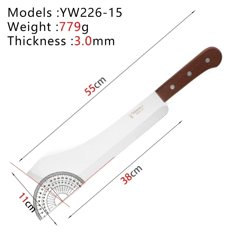Randan Knife Chopping Axe Butcher Slaughtering Cleaver Restaurant Long Blade Knife