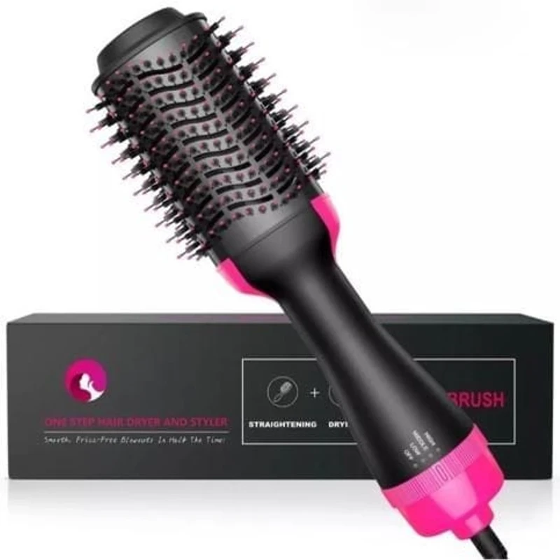 Hot Air Brush 3 in 1. Hair Straightener, Hair Dryer and Volumizer with Comb. Curler Hair Styling Tool - Image 3