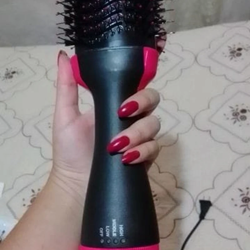Hot Air Brush 3 in 1. Hair Straightener, Hair Dryer and Volumizer with Comb. Curler Hair Styling Tool - Image 10