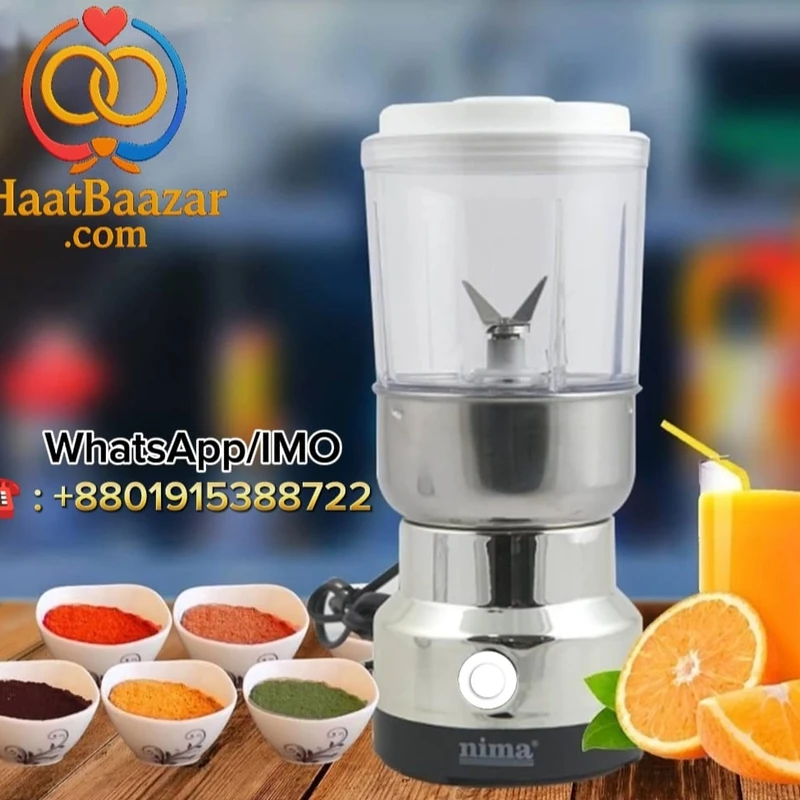 Nima 2 in 1 Electric Spice Grinder & Juicer – Silver good quality