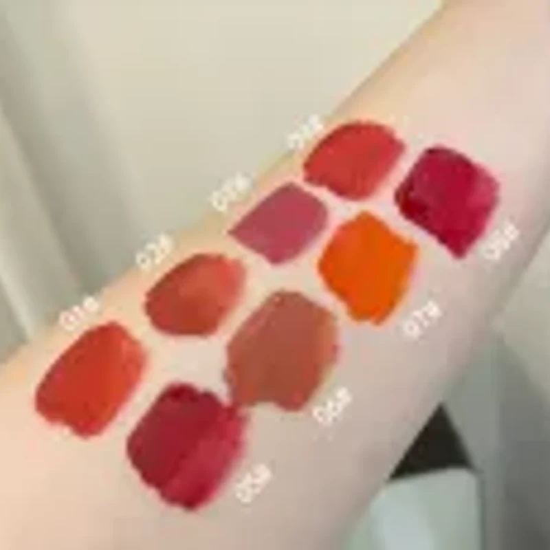 8PCS/SET Little Monster Velvet Lipstick Moisturizer Lip Gloss Long Lasting Waterproof Sexy Color Non-Stick Lip Mud Cosmetic