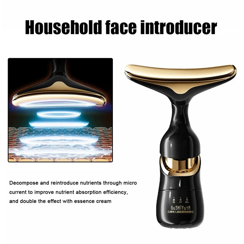 3 In 1 Face Massager Facial Lifting Device - Image 3