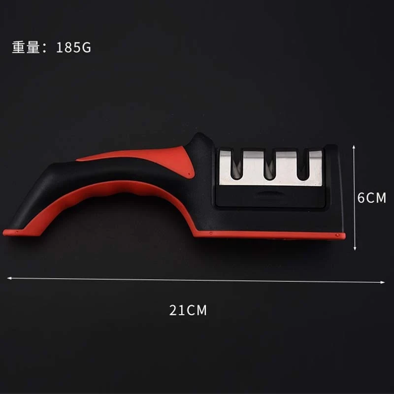 3-স্টেজ প্রফেশনাল নাইফ শার্পনার – স্টেইনলেস স্টিল ব্লেড ধার করার আধুনিক সমাধান - Image 4