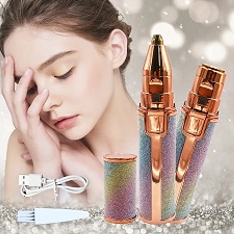 2-in-1 Lady Shaver Flawless Eyebrow Trimmer - Image 3