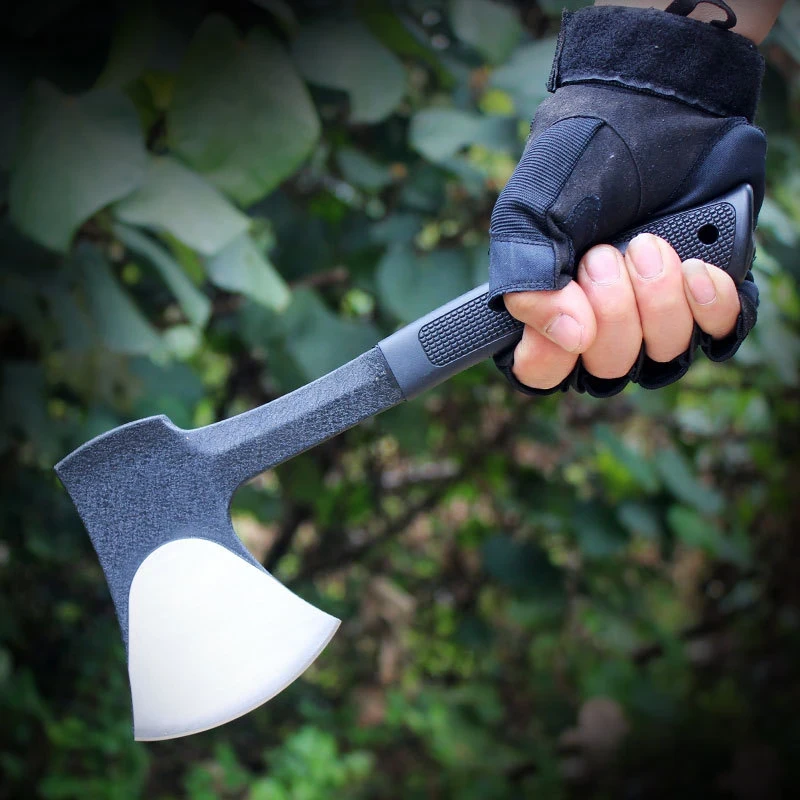 Jeep Heavy-Duty Camping Axe – Portable Chopping Hatchet with Anti-Slip Grip