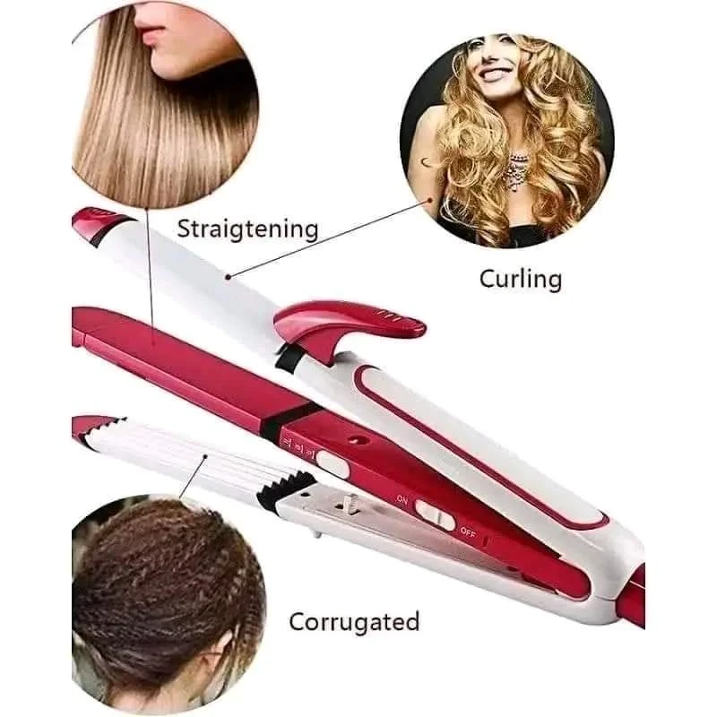 Kemei KM-1291 3-in-1 Hair Styler