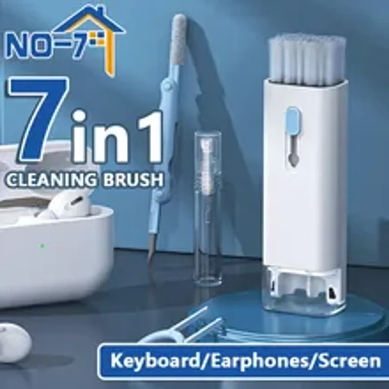 7-in-1 Cleaning Kit for Keyboard Earphone Screen Cleaner Brush - Image 7