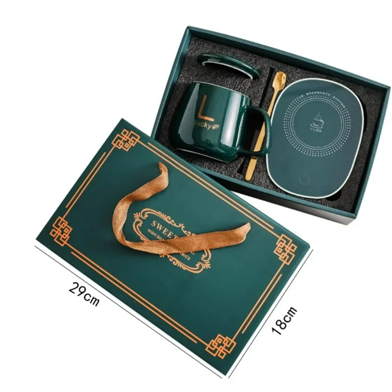 Cup Heater Coffee Mug Warmer Timer Heating Coaster Smart Thermostatic Heating Pad Hot Plate Hot Milk Coffee Cup Warmer - Coffee Mug - Image 4