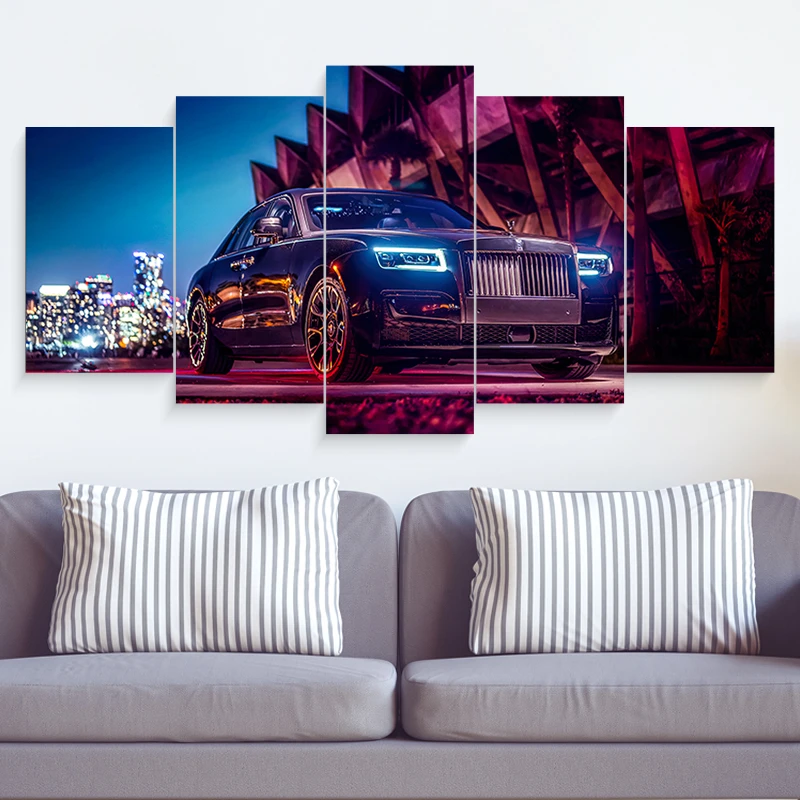 5 PART CAR CANVAS