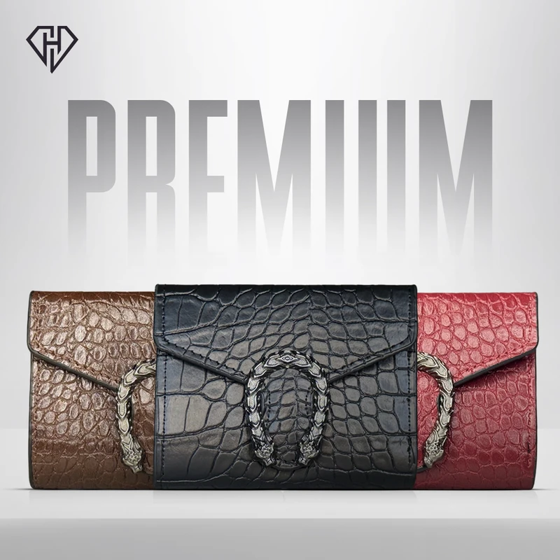 Ladies Wallet Combo – Timeless Elegance in 3 Shades (Get Three Wallet)