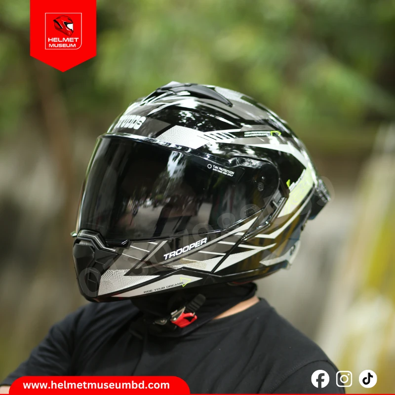 𝗦𝗧𝗨𝗗𝗗𝗦 𝗧𝗿𝗼𝗼𝗽𝗲𝗿 𝗗𝟰 𝗥𝗮𝗰𝗲 𝗠𝗼𝗱𝘂𝗹𝗮𝗿 White and Neon Green colour of graphics are 𝐃𝐎𝐓 𝐜𝐞𝐫𝐭𝐢𝐟𝐢𝐞𝐝, ISI-certified