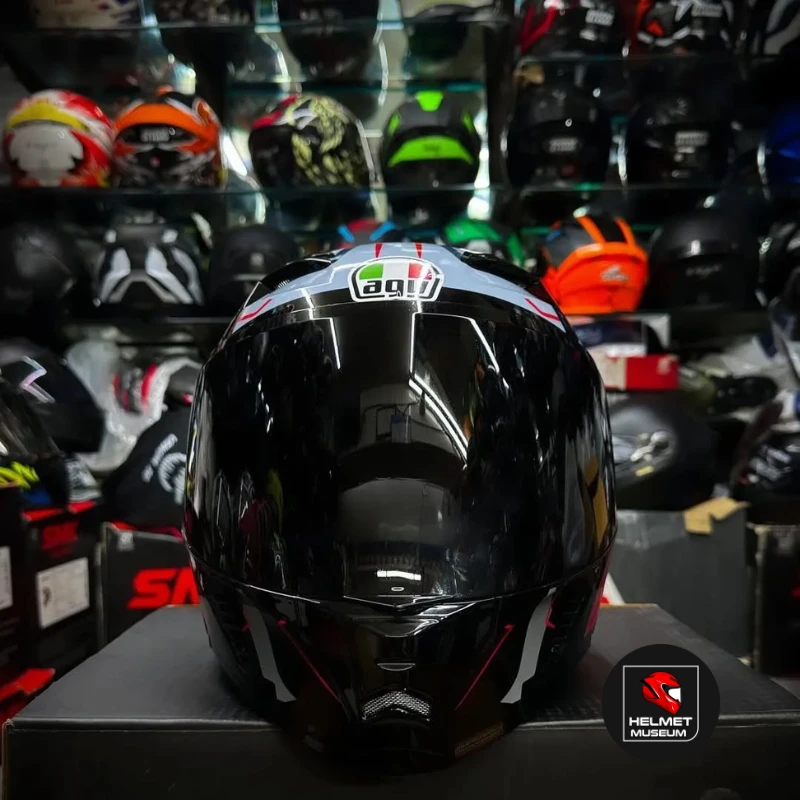 𝐒𝐭𝐞𝐞𝐥𝐛𝐢𝐫𝐝 𝐀𝐢𝐫 𝐒𝐁𝐀-𝟐𝟎 𝟬𝟵 𝐌𝐨𝐝𝐮𝐥𝐚𝐫 𝐅𝐮𝐥𝐥 𝐅𝐚𝐜𝐞 𝐇𝐞𝐥𝐦𝐞𝐭 – Glossy Red, ISI Certified Dual Visor with Inner Sunshield - Image 3