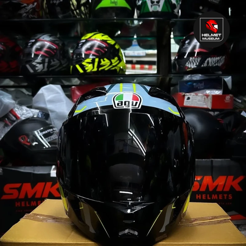 𝐒𝐭𝐞𝐞𝐥𝐛𝐢𝐫𝐝 𝐀𝐢𝐫 𝐒𝐁𝐀-𝟐𝟎 𝟬𝟵 𝐌𝐨𝐝𝐮𝐥𝐚𝐫 𝐅𝐮𝐥𝐥 𝐅𝐚𝐜𝐞 𝐇𝐞𝐥𝐦𝐞𝐭 – Glossy Neon, ISI Certified Dual Visor with Inner Sunshield - Image 3