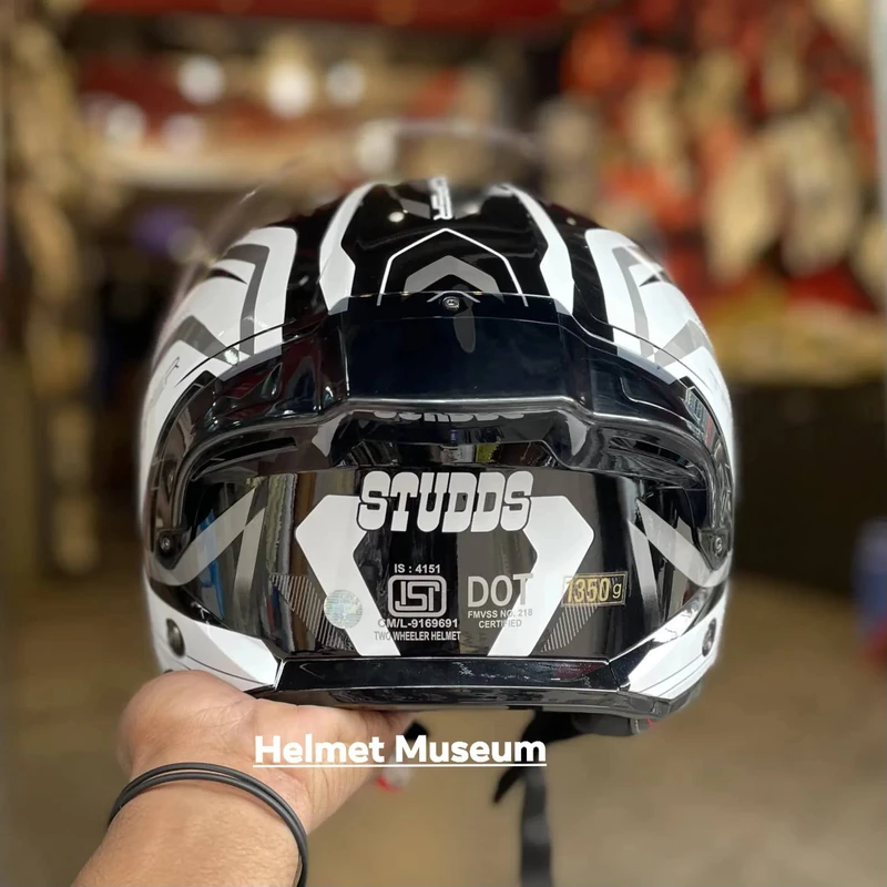 𝗦𝘁𝘂𝗱𝗱𝘀 𝗧𝗿𝗼𝗼𝗽𝗲𝗿 𝗗𝟯 𝗩𝗲𝗻𝘁𝘂𝗿𝗮 Grey White DOT Certified - Image 8