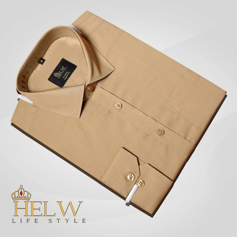 Cotton Dark Biscuit Shirt