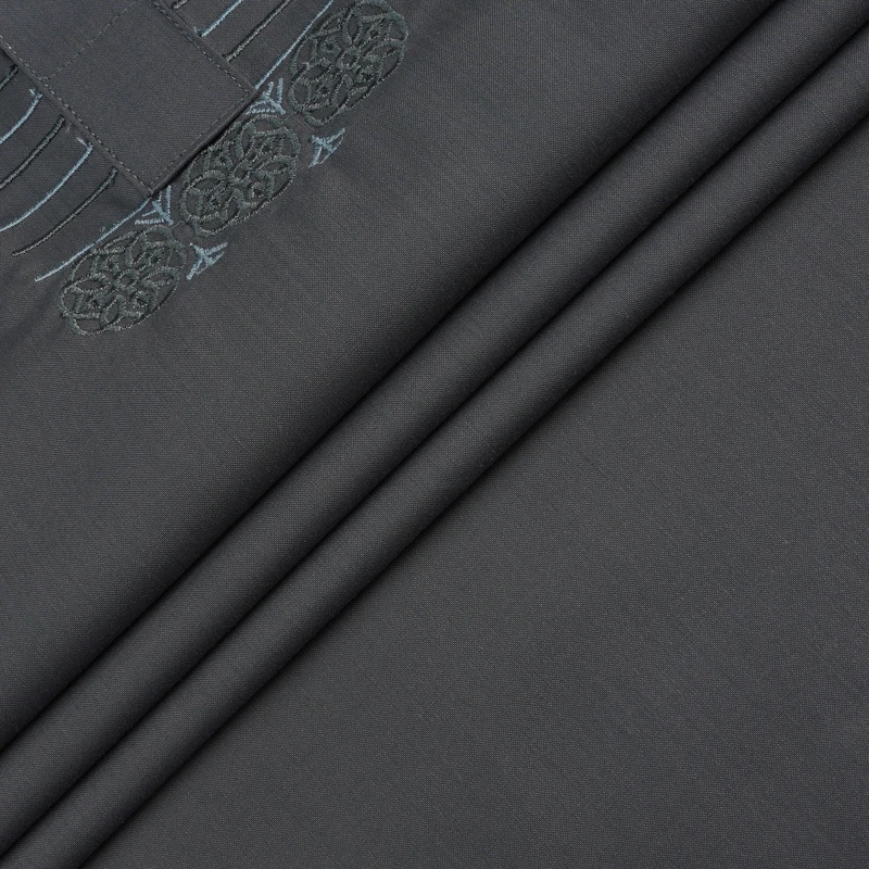 Silky Line Panjabi- Gun Metal Grey