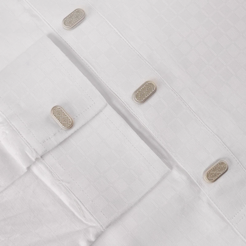 Giza Jacquard Panjabi-White - Image 3