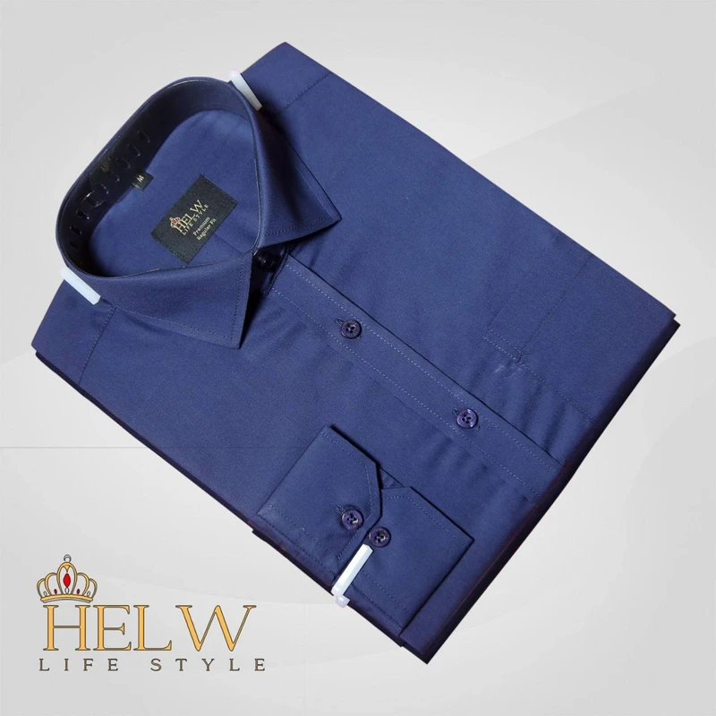 Cotton Dark Navy Shirt