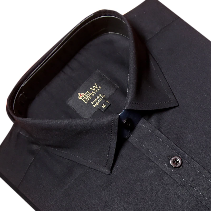 Cotton Black Shirt - Image 3