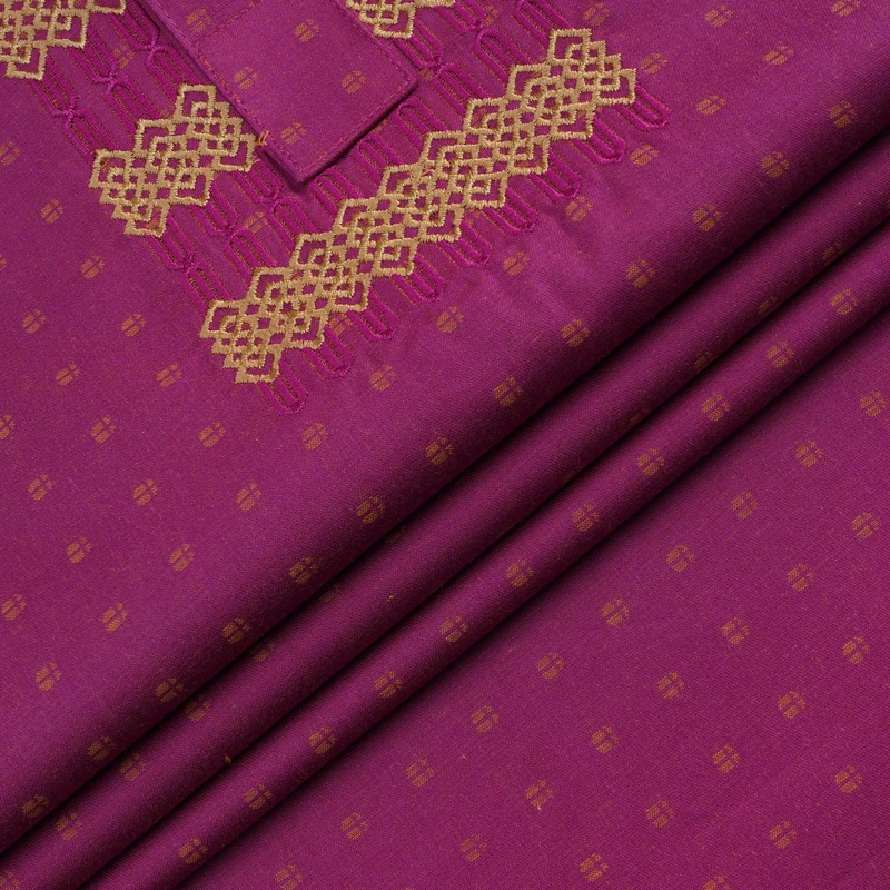 Luxury Cotton Panjabi- Magenta rose