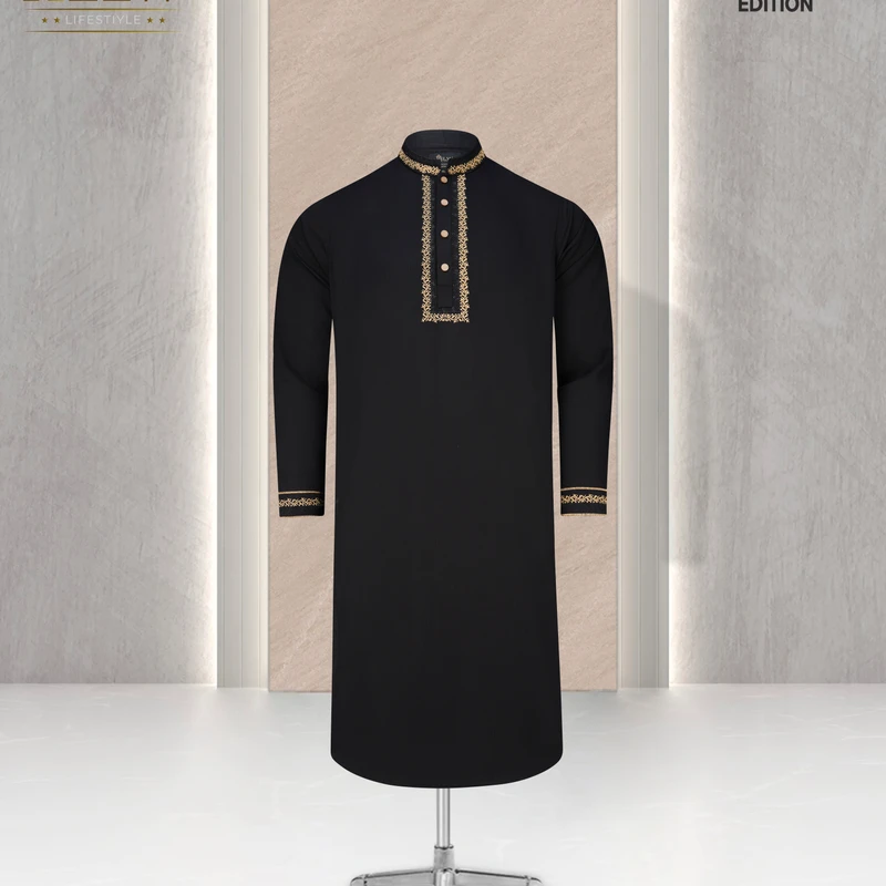 Black Stripe Panjabi