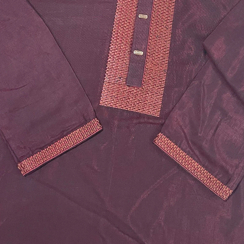 Indian Glossy Embroidery Panjabi (Combo Offer) - Image 3