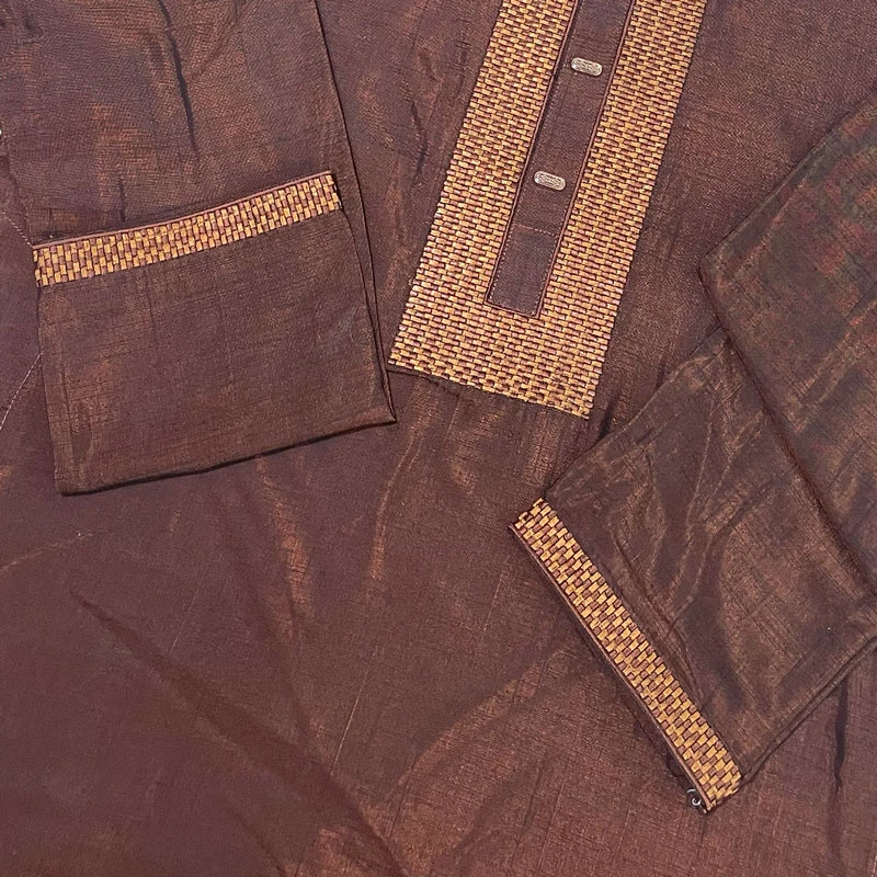 Indian Glossy Embroidery Panjabi (Combo Offer) - Image 3