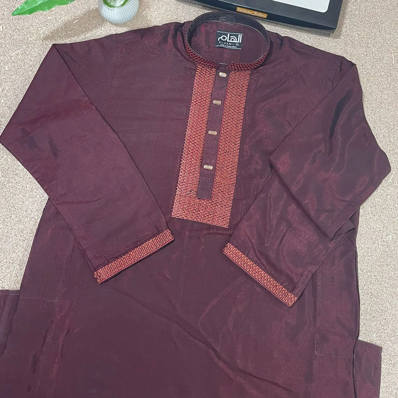 Indian Glossy Embroidery Panjabi