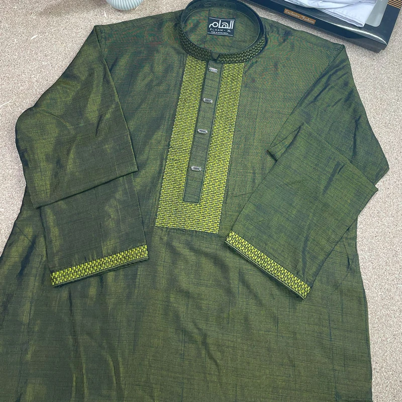 Indian Glossy Embroidery Panjabi (Combo Offer)