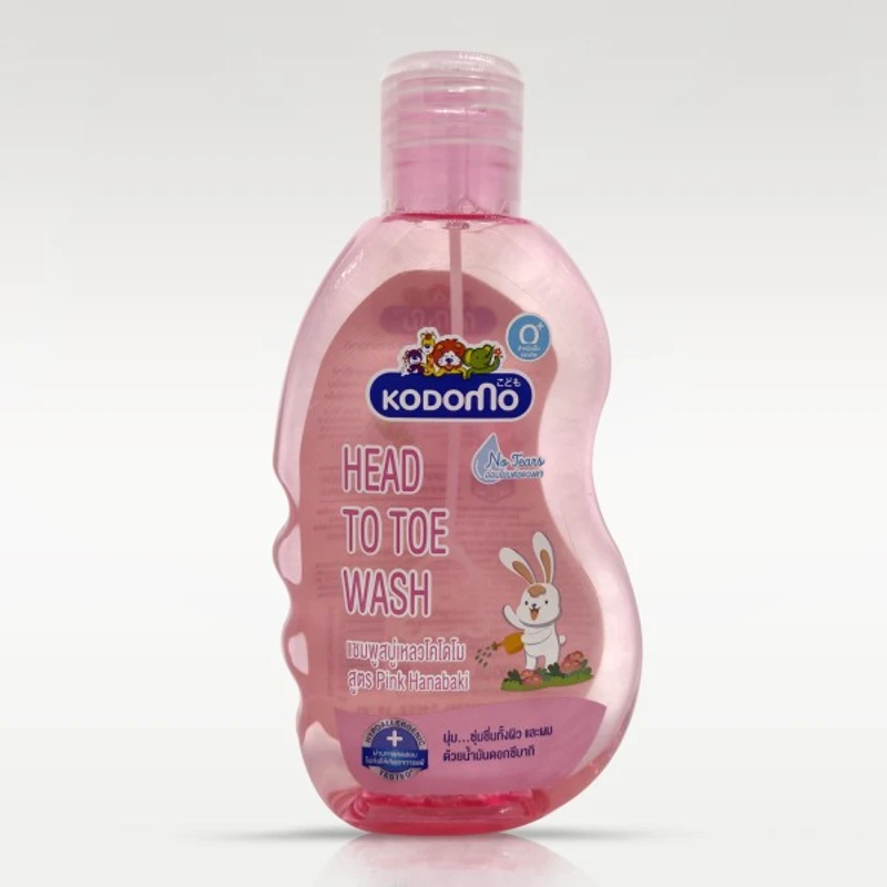 Kodomo Baby Hair & Body Wash Pink -100 ML