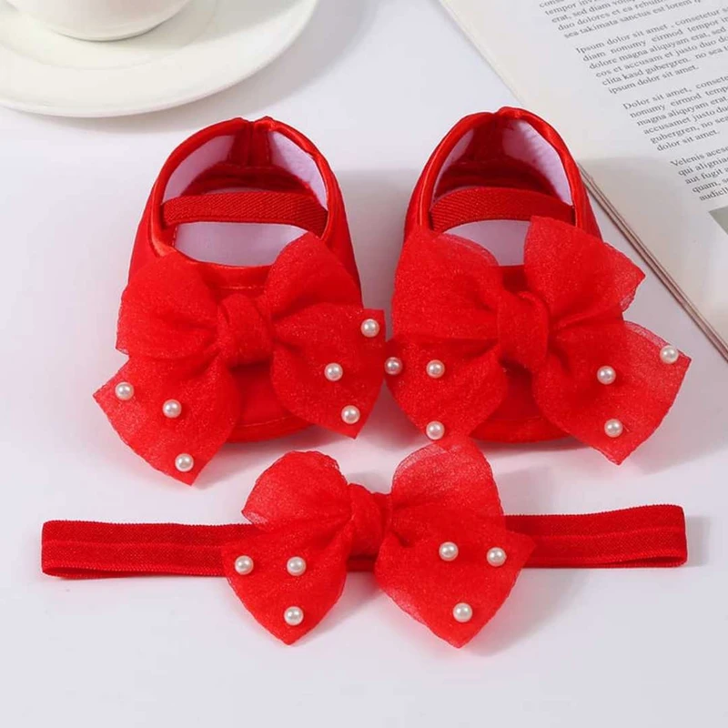 Bow stone with headband ০-১২মাস ফ্রি সাইজ