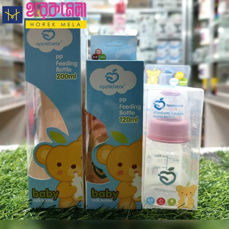 গ্লাস ফিডার Apple Bear 200ml