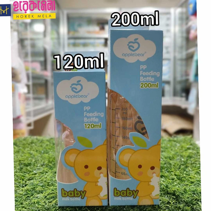 গ্লাস ফিডার Apple Bear 200ml