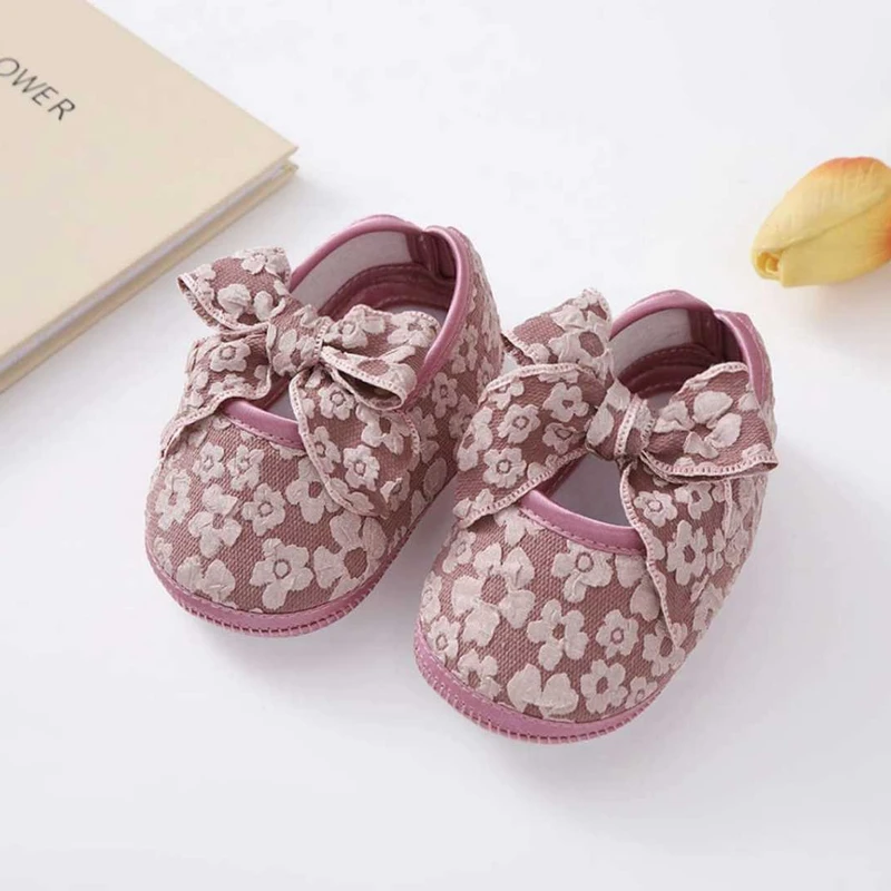 Flower Print Shoes ০-১২মাস ফ্রি সাইজ