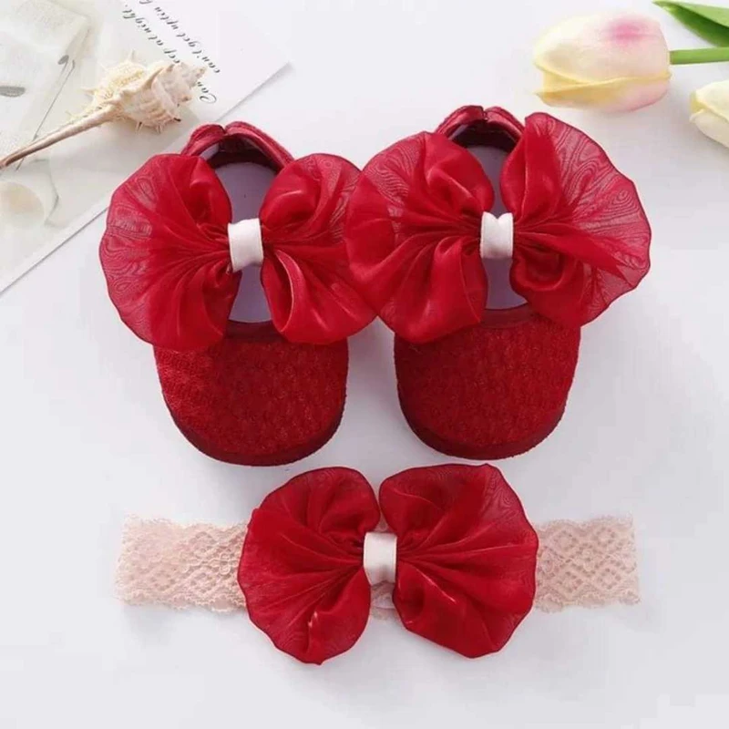 Spring Shoes Red Colour ০-১২মাস ফ্রি সাইজ